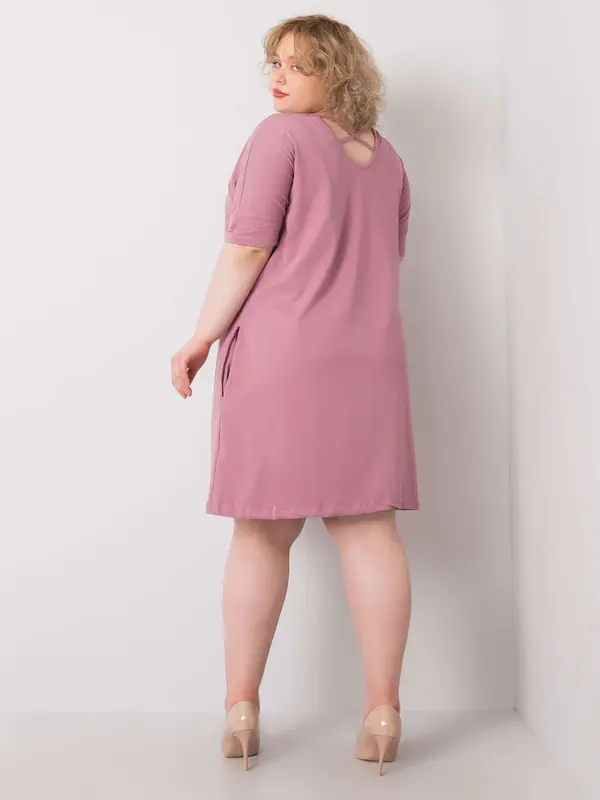 BASIC Feel Good Dress-RV-SK-6639.02X-dark pink