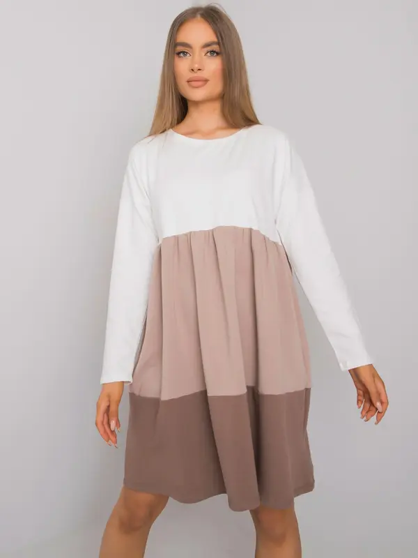 RUE PARIS Dress-RV-SK-7188.83P-brown