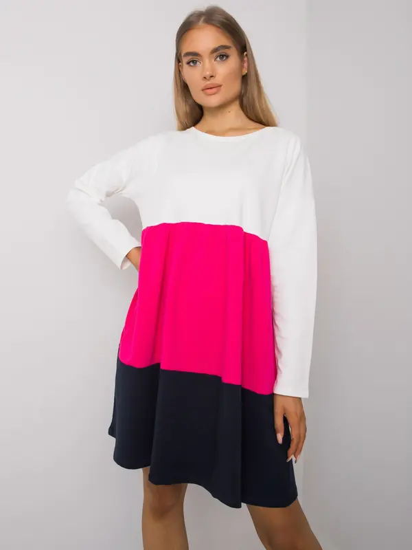 RUE PARIS Dress-RV-SK-7188.83P-Fuchsia