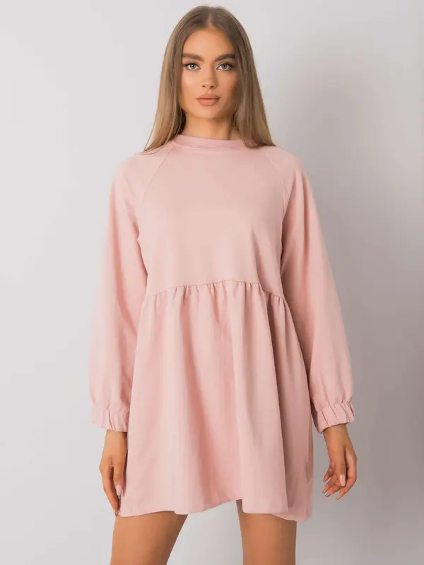BASIC Feel Good Dress-RV-SK-7247.15P-Light Pink