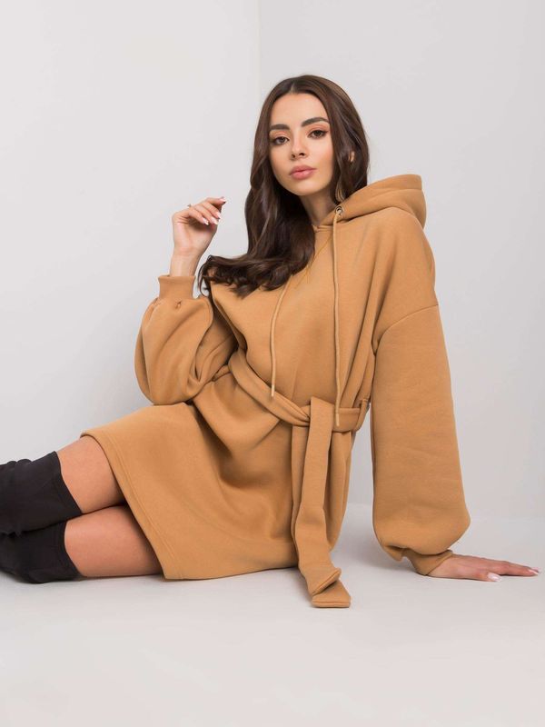 BASIC Feel Good Dress-RV-SK-7253.13-camel
