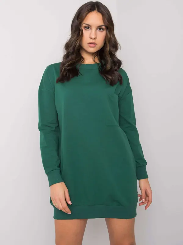 RUE PARIS Dress-RV-SK-7332.65-dark green