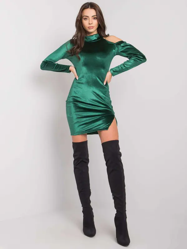 RUE PARIS Dress-RV-SK-7344.66-dark green