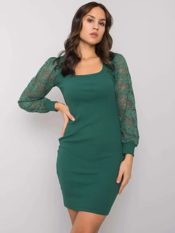 RUE PARIS Dress-RV-SK-7346.98-dark green