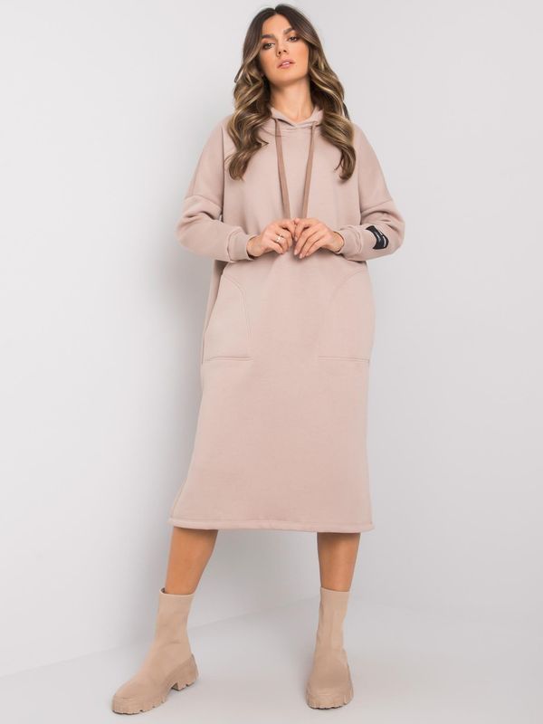 RUE PARIS Dress-RV-SK-7359.25X-dark beige