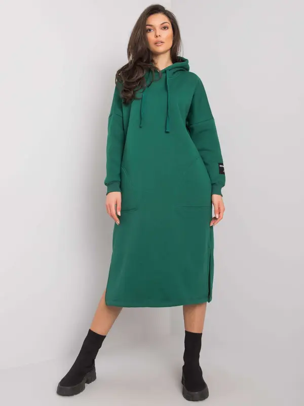 RUE PARIS Dress-RV-SK-7359.25X-dark green