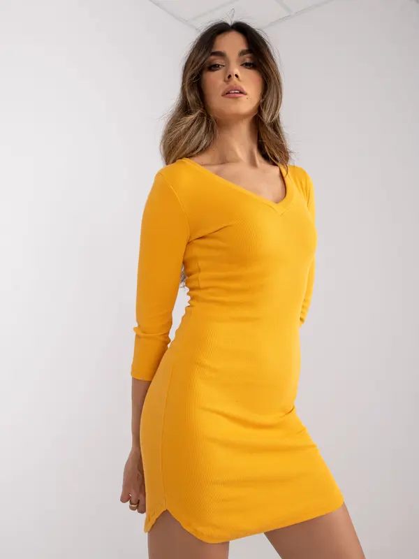 RUE PARIS Dress-RV-SK-7453.63-Light Orange