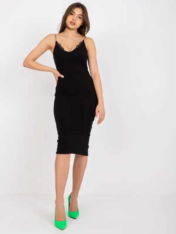 RUE PARIS Dress-RV-SK-7687.30-black