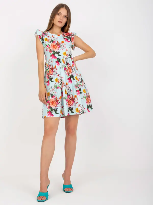 RUE PARIS Dress-RV-SK-8020.99-Light Blue