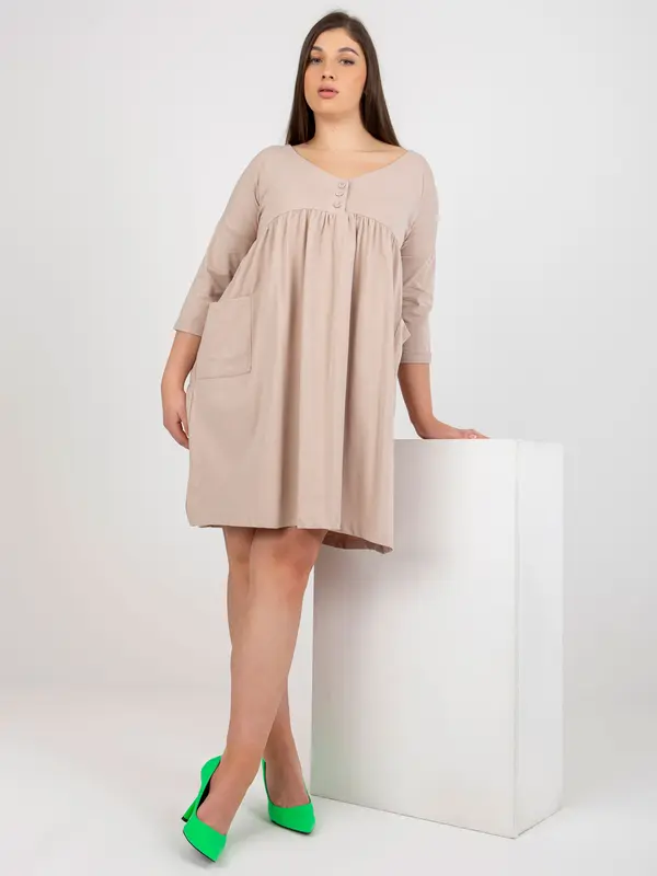 RELEVANCE Dress-RV-SK-8529.37P-beige