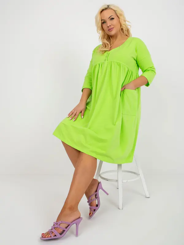 RELEVANCE Dress-RV-SK-8529.37P-Lime