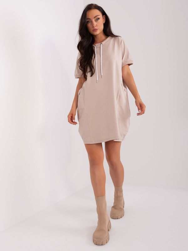 RELEVANCE Dress-RV-SK-8723.89P-beige