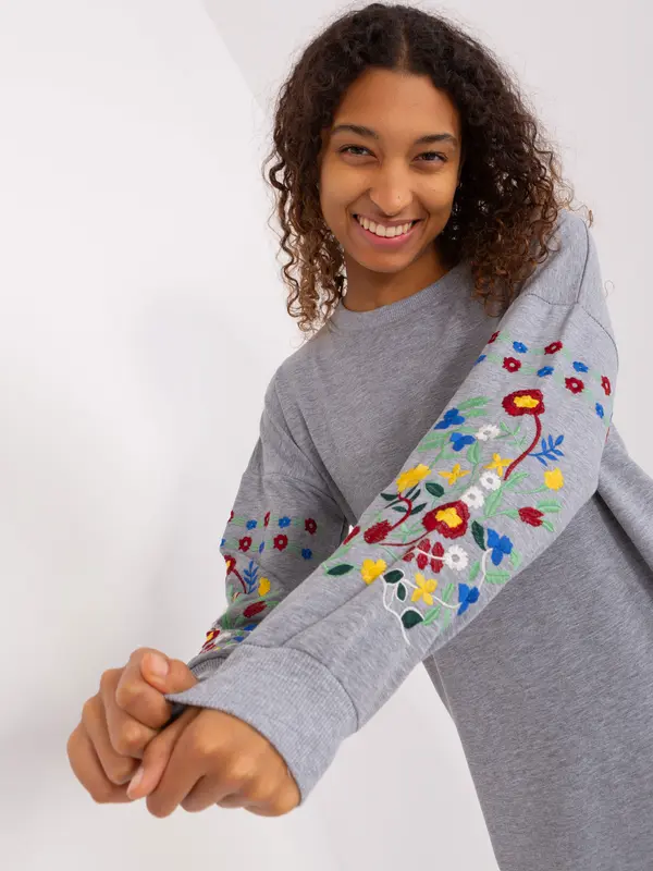 RUE PARIS Dress-RV-SK-8979.94P-gray