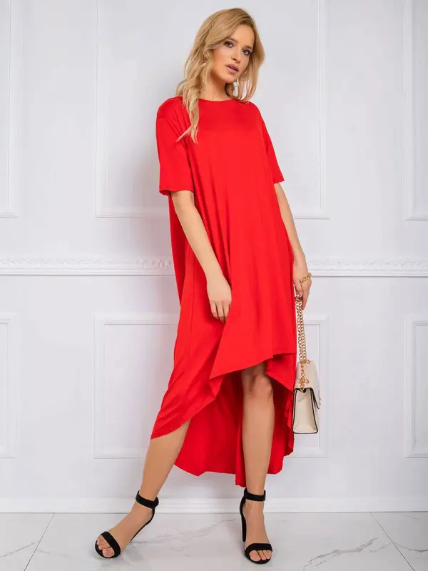 RUE PARIS Dress-RV-SK-R4889.09-red