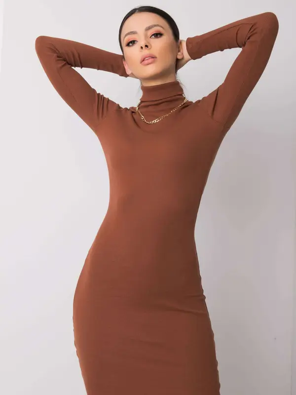 RUE PARIS Dress-RV-SK-R5133.07P-brown