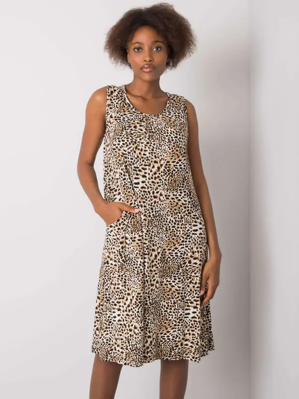 Factory Price Dress-TO-SK-896-7.28P-black-beige