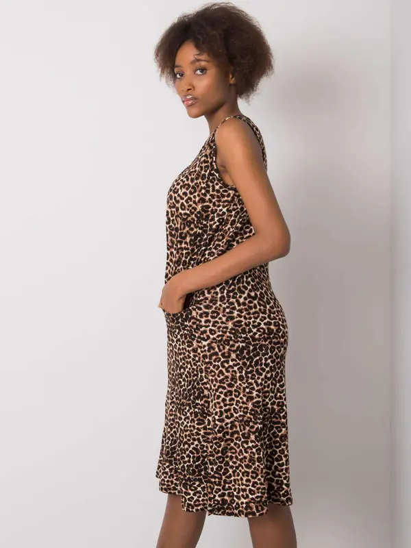 Factory Price Dress-TO-SK-896-9.02P-black-beige