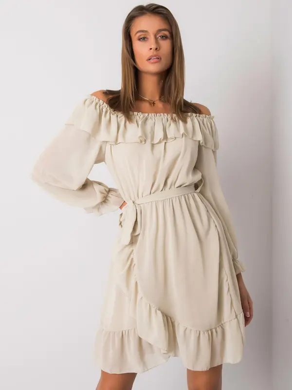 Och Bella Dress-TW-SK-BI-1203.72P-light beige