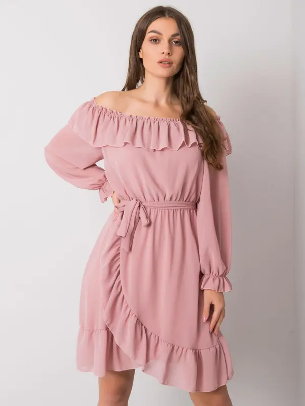 Och Bella Dress-TW-SK-BI-1203.72P-pink