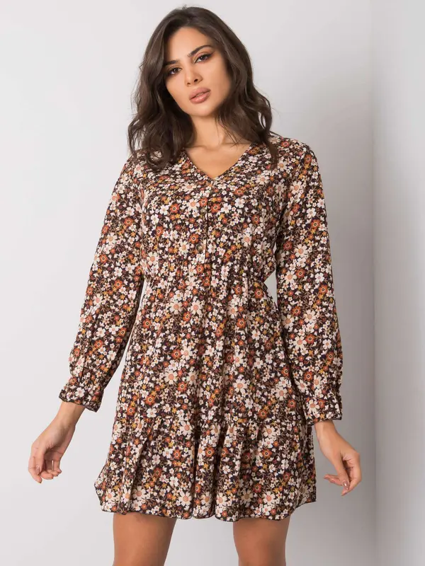 Och Bella Dress-TW-SK-BI-25624.20P-black-yellow