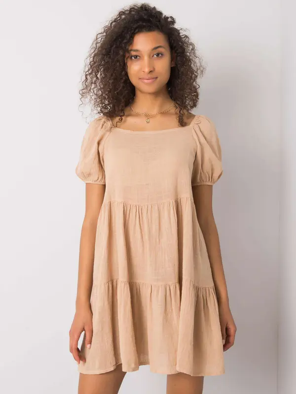 Och Bella Dress-TW-SK-BI-26460.28P-beige