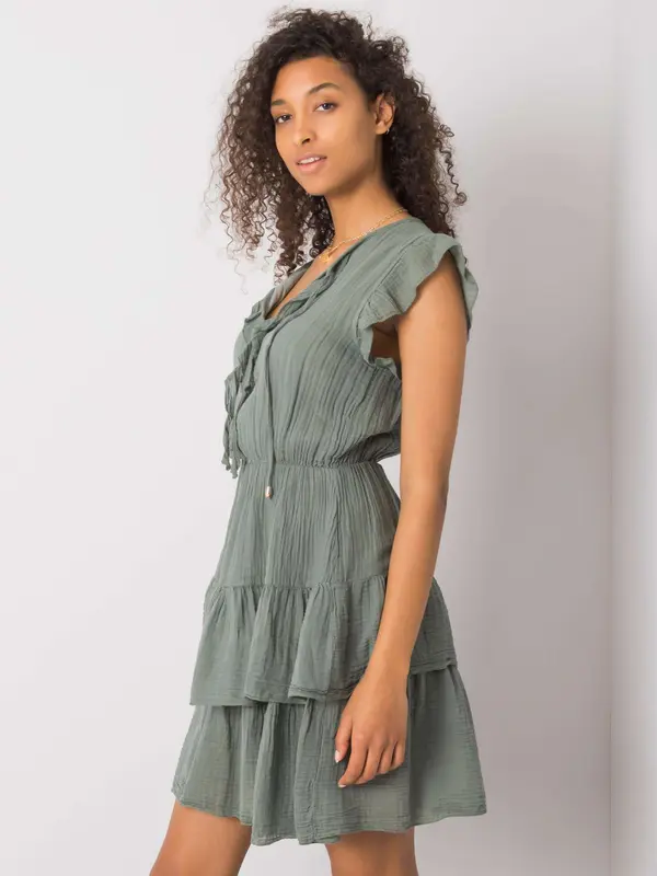 Och Bella Dress-TW-SK-BI-26594.36P-khaki