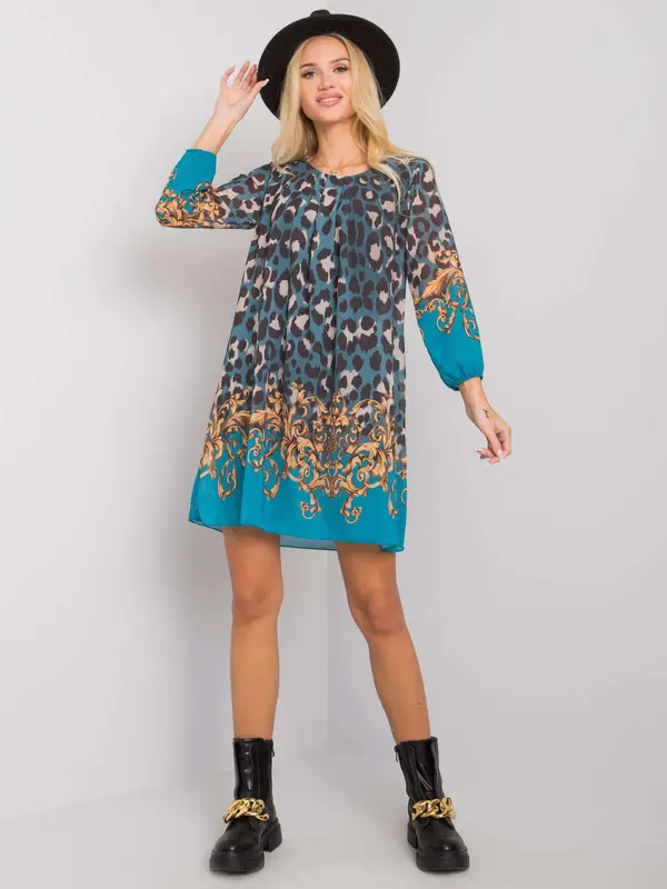 Och Bella Dress-TW-SK-BI-2667-2.92P-Sea