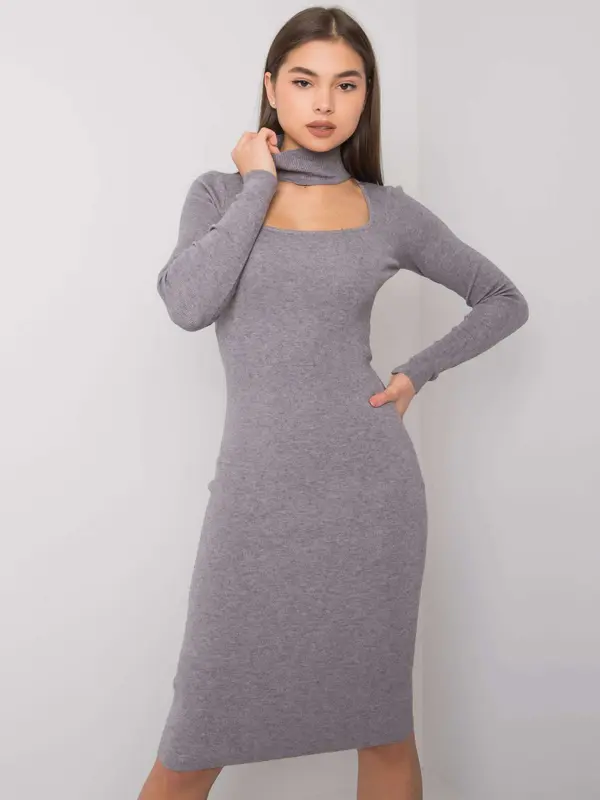 Och Bella Dress-TW-SK-BI-ZS5178.84-dark gray