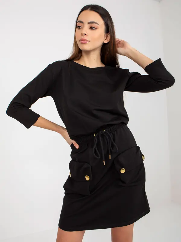 Och Bella Dress-TW-SK-OB-037.20-black