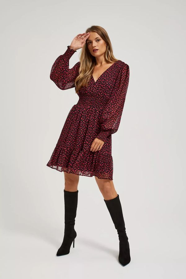 Moodo Dress with puffy sleeves