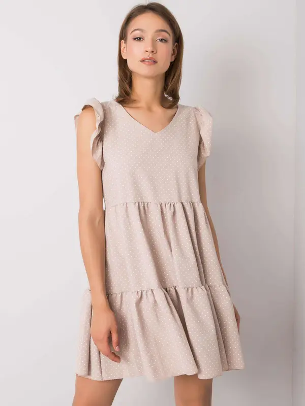 RUE PARIS Dress-WN-SK-703.77-beige
