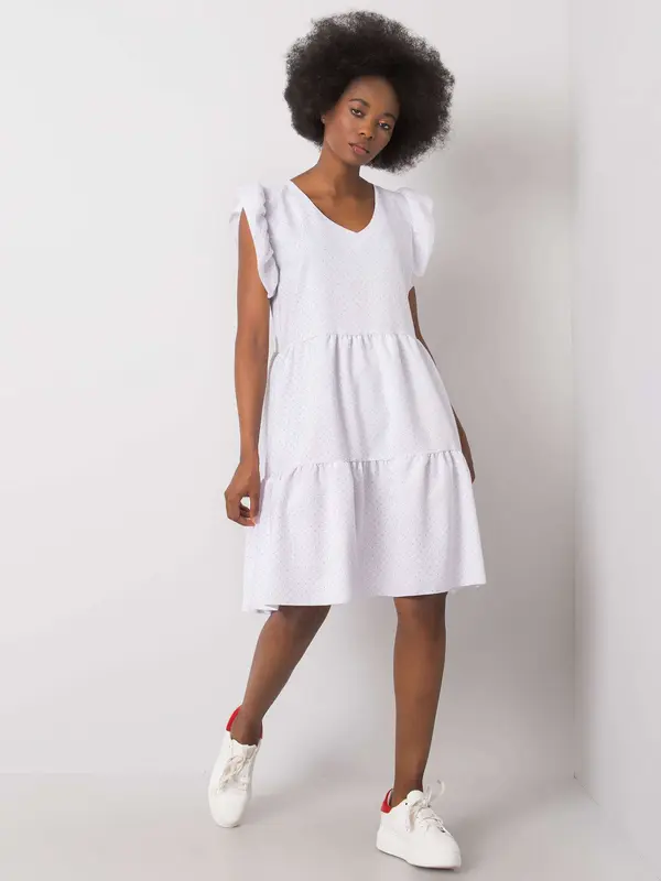 RUE PARIS Dress-WN-SK-703.77-white