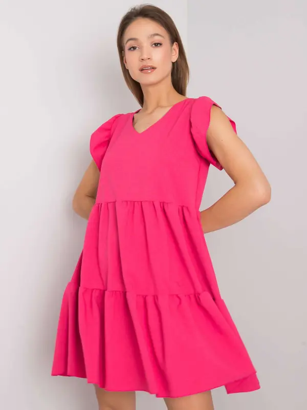 RUE PARIS Dress-WN-SK-704.83-dark pink