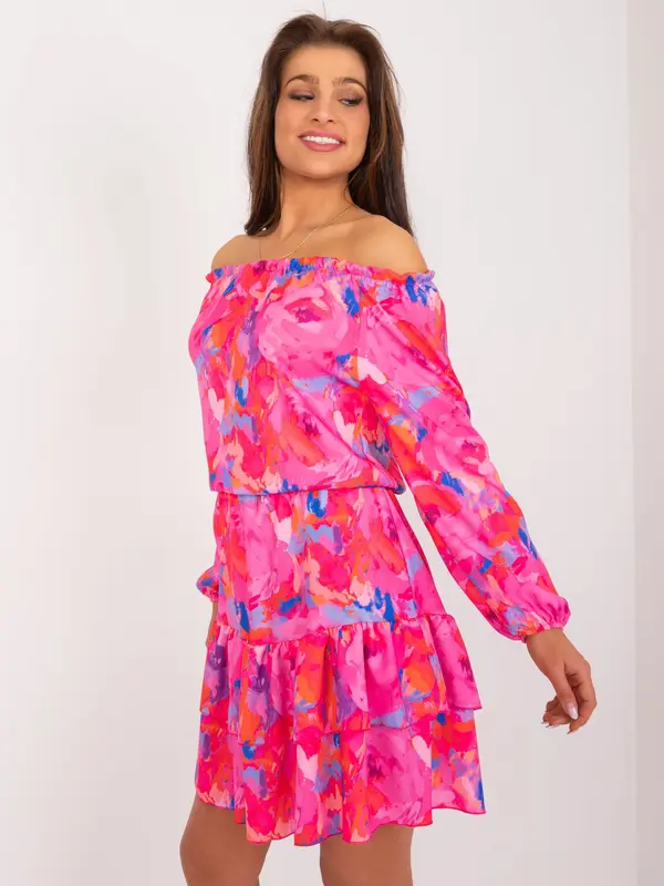 RUE PARIS Dress-WN-SK-8282.32-dark pink