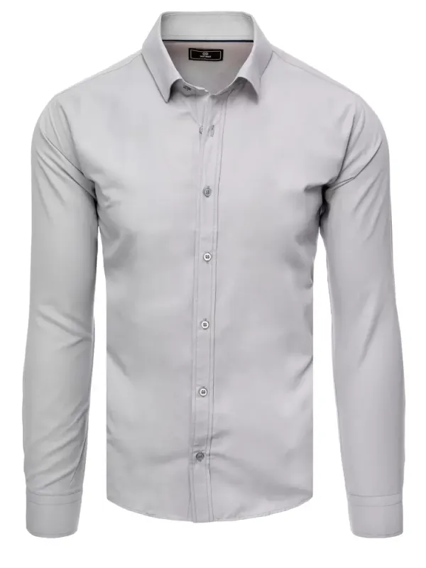 DStreet Dstreet Men's Elegant Light Grey Shirt