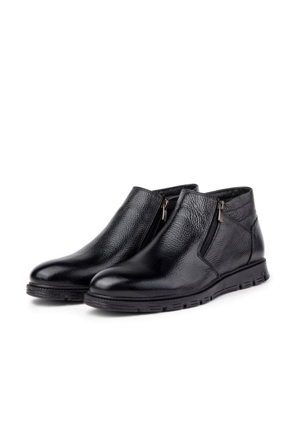 Ducavelli Ducavelli Moyna Men's Boots From Genuine Leather With Rubber Sole, Shearling Boots, Sheepskin Shearling Boots.