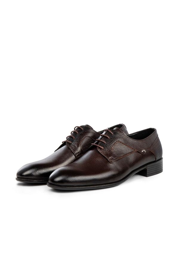 Ducavelli Ducavelli Sace Genuine Leather Men's Classic Shoes, Derby Classic Shoes, Lace-Up Classic Shoes.