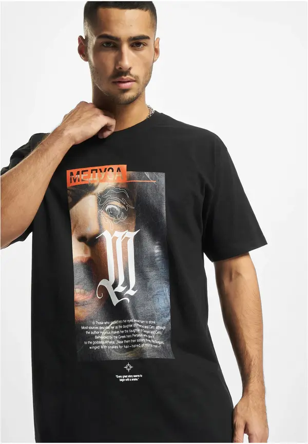 Mister Tee Dusa Painting Oversize T-Shirt Black