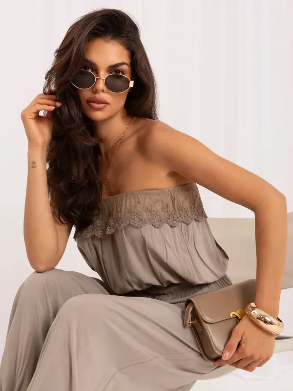 Italy Moda Dvodelni komplet s kratkim topom