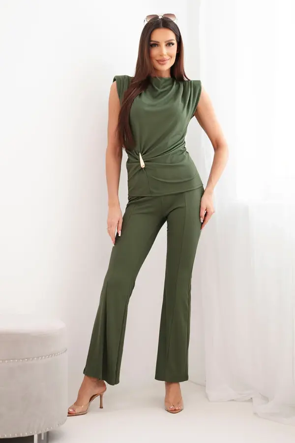 Kesi Włoski Dvodelni ženski komplet Kesi kaki