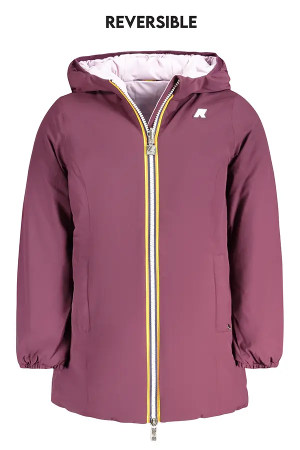 K-Way Dvostranska dekliška jakna K-WAY vijolična