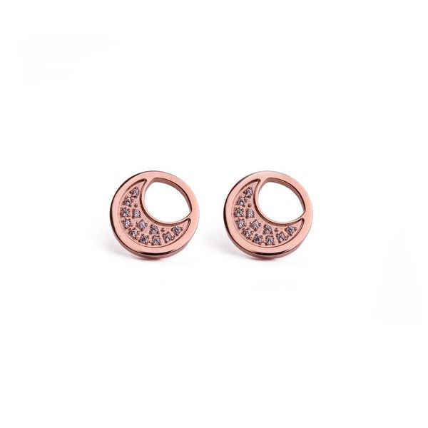 VUCH Earrings VUCH Rose Gold Moon