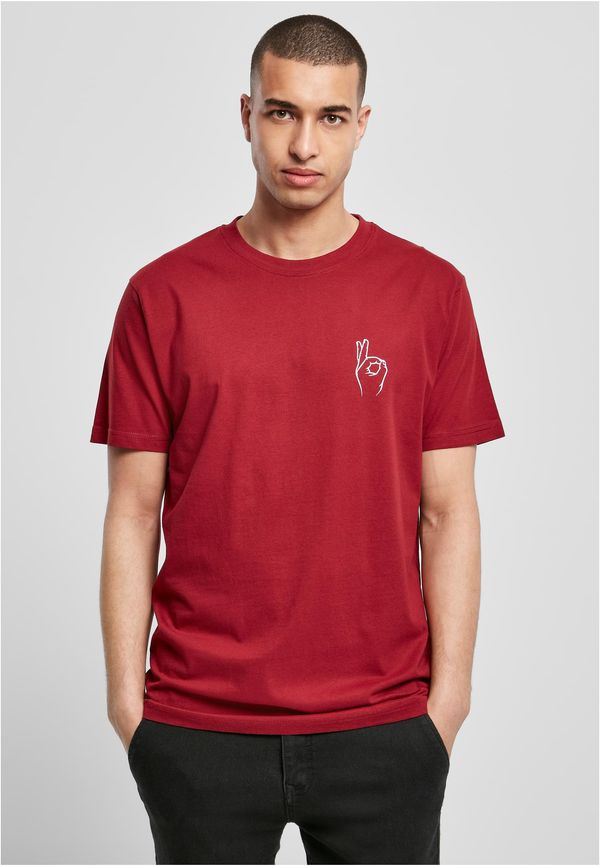 Mister Tee Easy Sign T-shirt burgundy