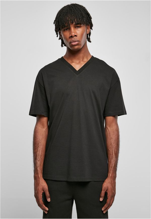 Urban Classics Eco-friendly oversized V-neck T-shirt black