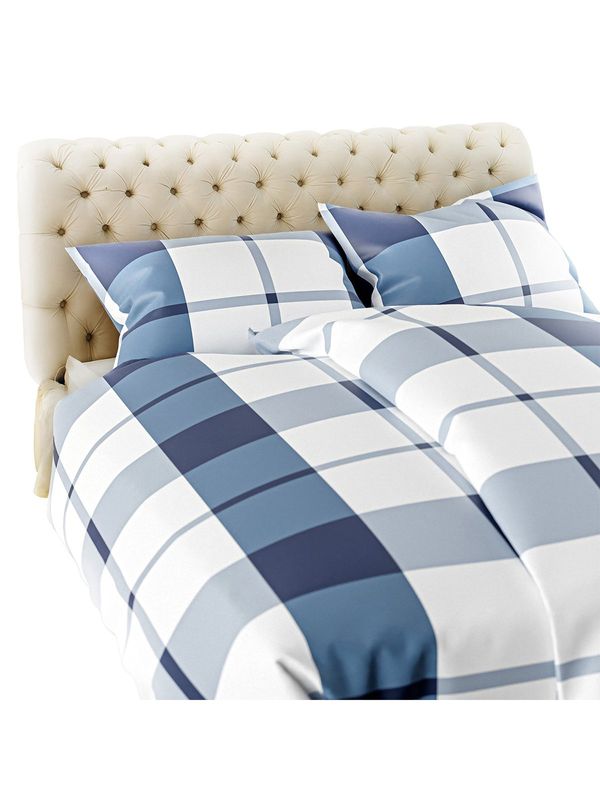 Edoti Edoti Checked flannel bedding A774