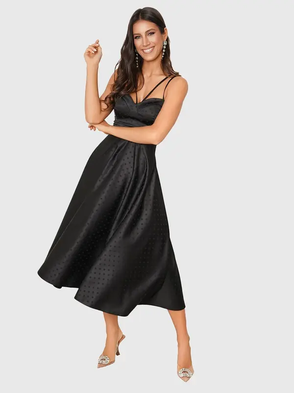 Edoti Edoti MARILYN polka dot midi dress DL