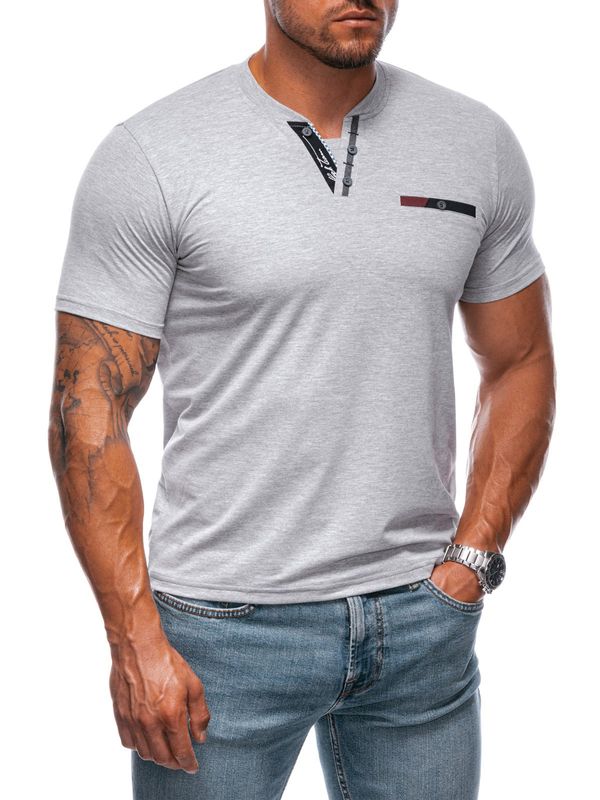 Edoti Edoti Men's plain t-shirt