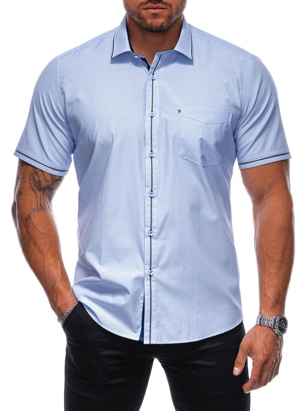 Edoti Edoti Men's shirt with short sleeves