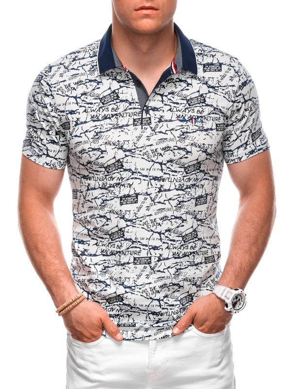 Edoti Edoti Printed Men's Polo Shirt