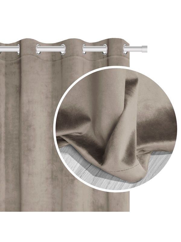 Edoti Edoti Velor curtain Soft Velvet 140x250